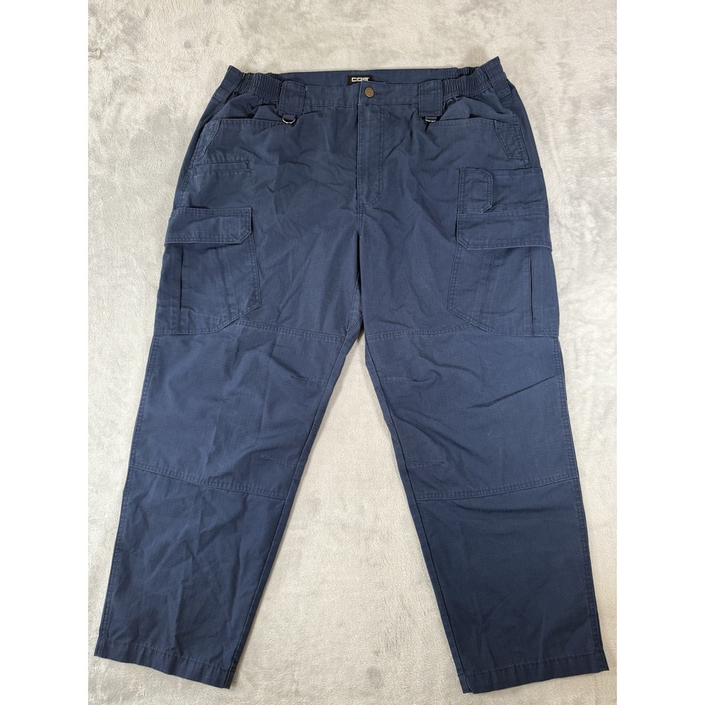 CQR Pants Mens 44x30 Blue‎ Tactical Ripstop Cargo Utility Outdoor Workwear